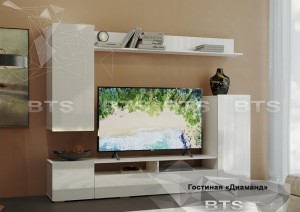 Гостиная ЛДСП Диаманд 2130х1680х370 мм (Р,И) БТС