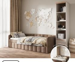 КРОВАТЬ "МОЛЛИ" с/м 90х200 (Браво)